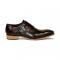 Duca Di Matiste "Vergato" Ocean Blue Genuine Italian Calf Leather Crocodile Print Monk Strap Dress Shoes.